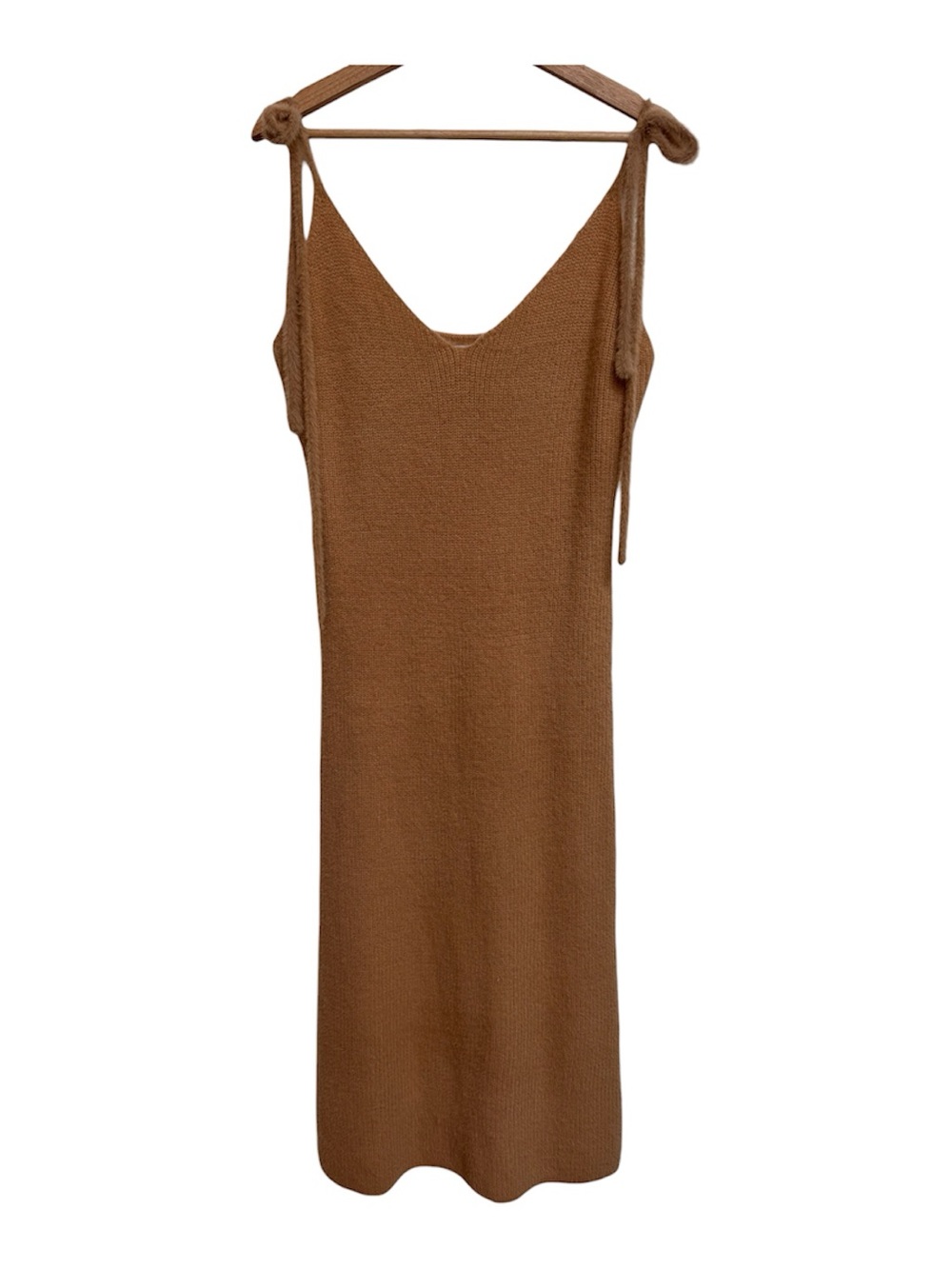 SNDYS Revolve Fur Baby Midi Dress Women Large Fluffy Stretch Fabric Going Out